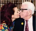  ??  ?? Cleo Rocos and Barry Cryer