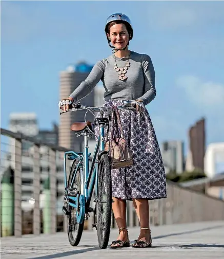  ?? STUFF ?? Walking and cycling manager for Auckland Transport Kathryn King says pedestrian safety was a leading concern,