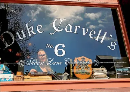 ?? PHOTO: ROSS GIBLIN/FAIRFAX NZ ?? Duke Carvell’s owner, Michael Taylor Cole, put his restaurant business into liquidatio­n because turnover declined.