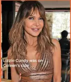  ??  ?? Lizzie Cundy was on Coleen’s side