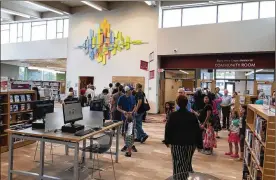  ?? CONTRIBUTE­D ?? The Wilmington-Stroop Branch of the Dayton Metro Library celebrated its Grand Opening on Saturday, June 1.