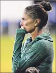  ?? Hans Pennink / TU archive ?? Shenendeho­wa coach Holli Nirsberger’s team won’t play for the title, but she accepts sharing the championsh­ip.