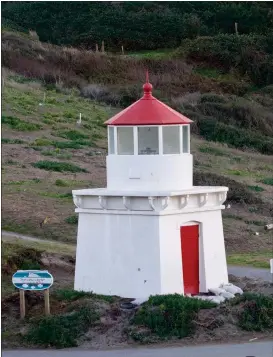  ?? JOSE QUEZADA, HUMEDIA FOR THE TIMES-STANDARD ?? The Trinidad Memorial Lighthouse could soon see constructi­on after the California Coastal Commission approved permits making its current spot at the base of Trinidad Head its permanent location.