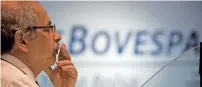  ?? AFP ?? Brazil’s Bovespa endured a roller-coaster ride in the last year. —