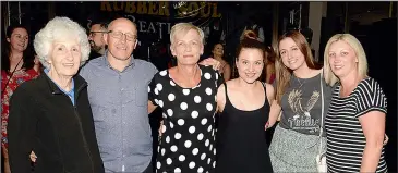  ??  ?? The Davis family from Sunbury enjoying ClubMulwal­a’s The Beatles Show.