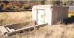  ?? PHOTOS COURTESY OF LOS ALAMOS NATIONAL LABORATORY ?? Battleship Bunker, where non-nuclear explosions were tested prior to the first nuclear test at the Trinity Site near Alamogordo.