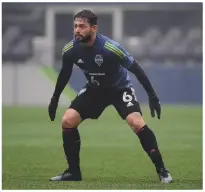  ??  ?? Latino...Seattle Sounders midfielder Joao Paulo