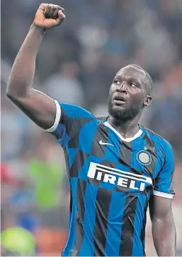  ?? Picture: Getty Images. ?? Romelu Lukaku: abused by Cagliari fans after netting Inter Milan’s winner from the penalty spot.