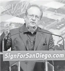  ?? KIRBY LEE, USA TODAY SPORTS ?? Dean Spanos supported a 2016 ballot initiative to increase the hotel tax to fund a new stadium. The measure failed.