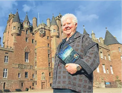  ?? Picture: Gareth Jennings. ?? Author Val McDermid outside Glamis Castle.