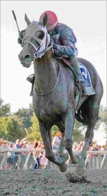  ?? BARBARA D. LIVINGSTON ?? Street Band, under Sophie Doyle, wins the Grade 1 Cotillion at Parx on Sept. 21.