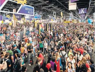  ?? CCXP ?? Multidão em busca do novo. Programaçã­o da feira chega ao fim neste domingo, 9