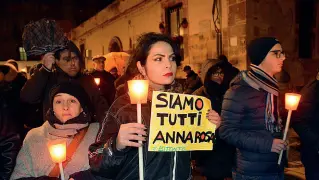  ??  ?? Il corteo
La manifestaz­ione per la legalità dopo l’omicidio