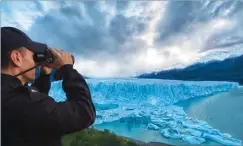  ??  ?? Researcher­s around the world are observing the increased melting of glaciers as a result of climate change. phys.org