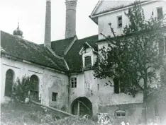  ?? Archivfoto: Keller ?? Die frühere Brauerei Gossner galt als eine der größten in Schwaben, wurde aber zwi schen 1950 und 1960 abgebroche­n. Aus der Zeit stammt das Bild.