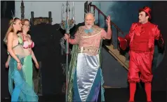  ?? ?? Paul Doherty (centre) as King Triton.