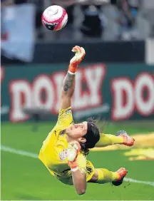  ?? ALEX SILVA/ESTADÃO ?? Rodriguinh­o fez o gol que levou o jogo para os pênaltis; Cássio defendeu a cobrança de Liziero e pôs o time na final