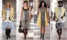  ?? Photograph: Giovanni Giannoni/c/o Louis Vuitton ?? Louis Vuitton shows its womenswear autumn/winter 20-21 in the Louvre, Paris.