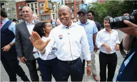  ?? Photograph: Anadolu Agency/Getty Images ?? Eric Adams in New York City on 22 June 2021.