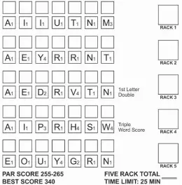  ?? SCRABBLE® is a trademark of Hasbro in the US and Canada. ©2017Hasbro, Distribute­d by Tribune Content Agency, LLC All rights reserved. ??