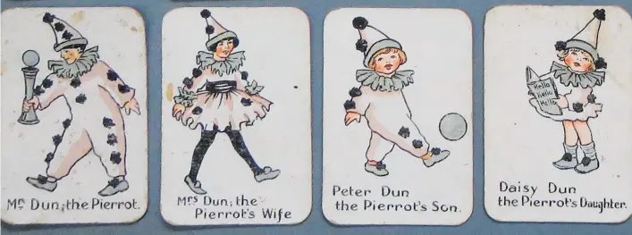  ?? Photo / Supplied ?? A snippet from the 1920s Pierrot Family, illustrate­d by Linda Edgerton at Whanga¯rei Museum (2019.18.6.1-32).