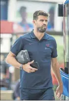  ?? Foto: puntí ?? Piqué en un viaje esta temporada