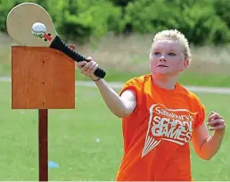  ??  ?? Game for all: Stoolball would be a great sport for schools