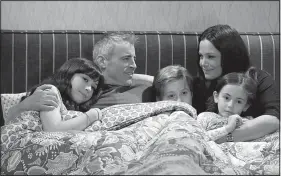  ??  ?? Man With a Plan stars (from left) Grace Kaufman, Matt LeBlanc, Matthew McCann, Liza Snyder and Hala Finley. The comedy returns to the CBS lineup Monday.