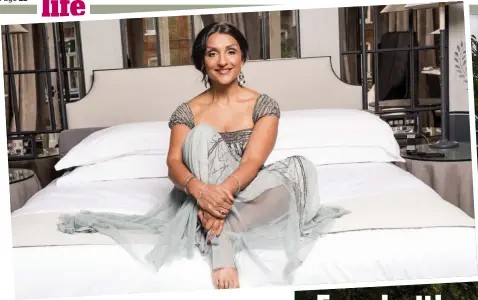  ??  ?? Life of luxury: Geeta Sidhu-Robb made her fortune from health foods and drives a Porsche — but she is still happy to buy clothes at Zara