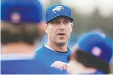  ?? BOB FRID/UBC ATHLETICS ?? UBC baseball coach Chris Pritchett, formerly a Boston Red Sox scout, says MLB teams should be ready for the draft.