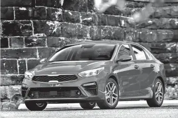  ??  ?? ■ The 2019 Kia Forte.Photos courtesy of Kia