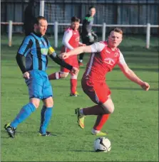  ?? ?? Rhys Casci came close to scoring for the Pupils on Saturday.