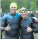  ??  ?? THUMBS UP: Mike Tindall and Rory Lawson.