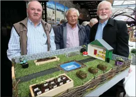  ??  ?? Paddy Buckley, Richard Manning and Kevin Martin of Macroom Men’s Sheds.