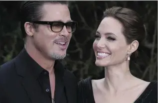  ??  ?? Brad Pitt and Angelina Jolie.