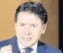  ??  ?? Italian Premier Giuseppe Conte