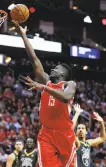  ?? Brett Coomer / Houston Chronicle ?? Houston center Clint Capela averages 10.7 rebounds, the seventh-best rate in the NBA.