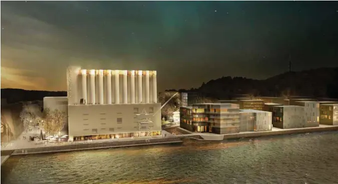  ?? FOTO: DIVERSE ARKITEKTER ?? Det nye bygget vil skape internasjo­nal oppmerksom­het rundt Kristiansa­nd som kunstby, skriver kronikkfor­fatterne.