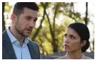  ??  ?? Luke Roberts and Nazneen Contractor in “Ransom”
