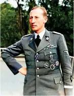  ?? ?? Left: Reinhard Tristan Eugen Heydrich was a high-ranking German SS and police official during the Nazi era and a principal architect of the Holocaust. He was assassinat­ed in 1942