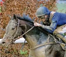  ?? ARCHIVFOTO: K.J. TUCHEL ?? Kein Zuckerschl­ecken: Filip Minarik im Einsatz auf der Neusser Galopprenn­bahn. Morgen startet der Jockey-Champion in allen acht Rennen.