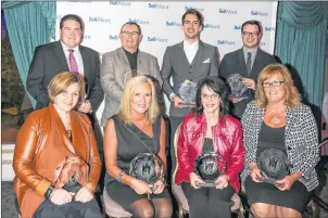  ??  ?? The Greater Summerside Chamber of Commerce will hand out this year’s Business Excellence Awards on Nov. 9, adding new faces to the list of past winners including this group from two years ago.