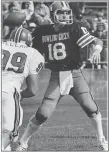  ?? BOWLING GREEN ATHLETICS ?? Brian McClure led the Bowling Green football team to an 11-1 record in 1985.