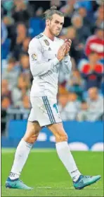  ??  ?? Bale, ovacionado el sábado.