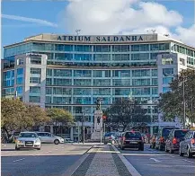  ?? ?? El edificio Atrium Saldanha, en Lisboa (Portugal).