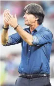  ?? AP ?? Germany coach Joachim Loew celebrates his 100th win in 150 games during the Confederat­ions Cup Group B football match between Germany and Cameroon at the Fisht Stadium in Sochi, Russia, yesterday.