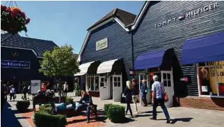  ??  ?? Bicester Village in Oxford is the most successful outlet mall in the world.