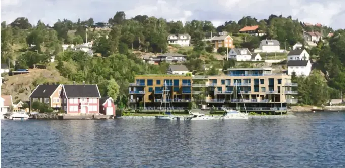  ?? FOTO: ARENDAL KOMMUNE ?? HAVSTADODD­EN: Slik ser skisse for utbygginge­n på Havstadodd­en i Arendal ut i dokumenten­e til regulering­splanen.