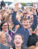 ?? Picture: Steven Brown. ?? An excited Sam Brown, 11, from Glenrothes.