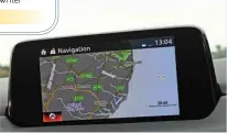  ??  ?? TECH Sat-nav is fitted as standard on both SE-L Nav and Sport Nav trim levels